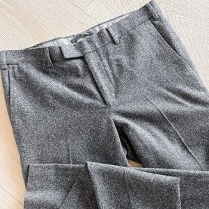 VINCE Speckled Charcoal Wool-Blend Trousers Men’s 33